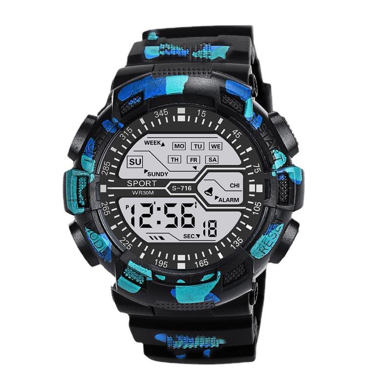 Electronic Watch Outdoor Multi-Functional Luminous Sports Student Electronic Watch