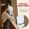 Puente de Soporte de Mano para Artista de Madera Altura Ángulo Ajustables Soporte para Pintor Dibujo Pintura