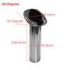 1X 15 / 30 / 90 Degree Stainless Steel Flush Mount Fishing Rod Holder Boat Rod Holders For Marine Boat Yacht Accessories