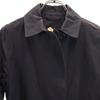 A.P.C. Rubberized Long sleeve Rubber coating Stainless collar coat M Navy Women Used