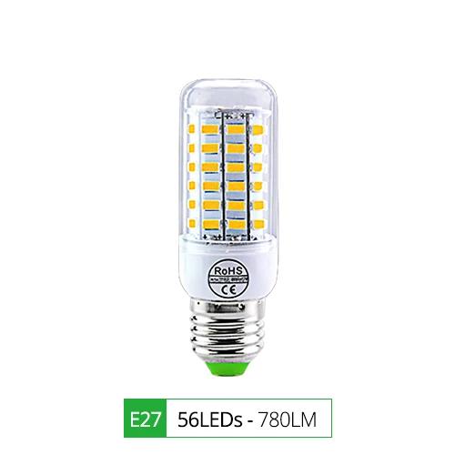 Corn LED Lamp 220V E14 E27 Bulb Lamp Strong Light 2700K 6500K Corn Bulb Light 2835SMD 360 Beam Angle Replace Halogen Lighting