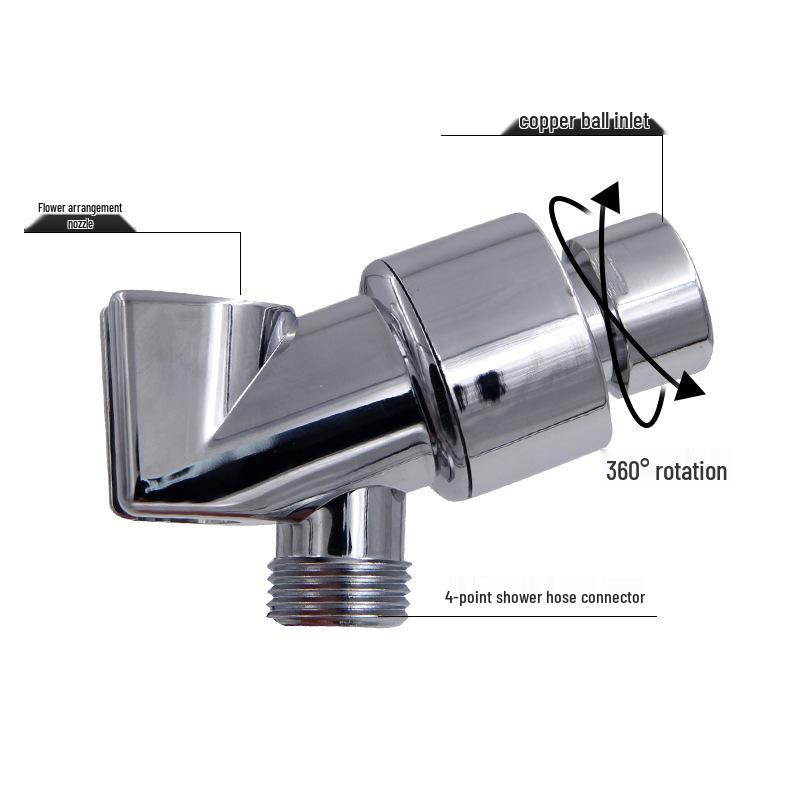 Handheld Shower Head with Negative Ion Pressure for Home Bathing