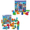 MEGA BLOKS Mega Blocks для дітей віком від 1 року - Let's play with ABC Набір з 30 і 80 упаковок - Blocks 110 елементів. Навчальна іграшка для дітей від 1 року до