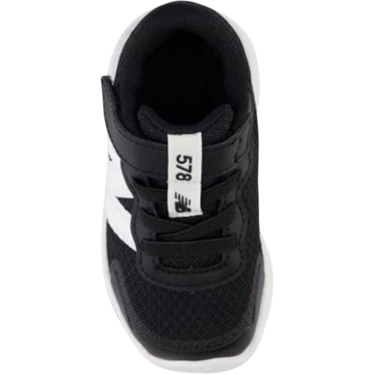 New Balance NB 578 Versatile Comfortable Durable Low-Top Walking Shoes Baby Shoes Black White IT578BK