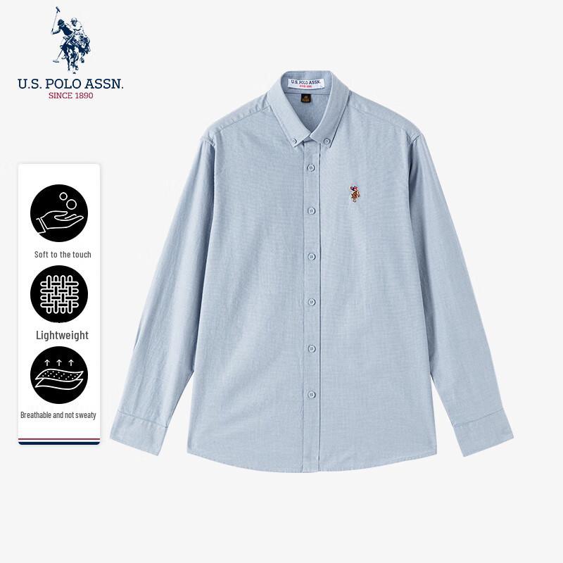 U.S. POLO ASSN. Men s Lyocell Blend Long-Sleeve Shirt 54/185