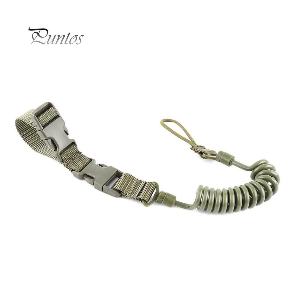 150cm Military Tactical Elastic Release Pistol Sling Lanyard