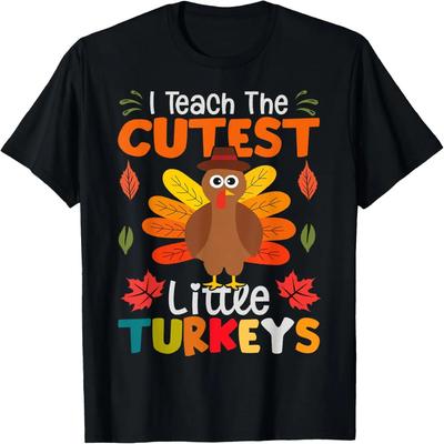 I Teach The Cutest Little Turkeys T-Shirt