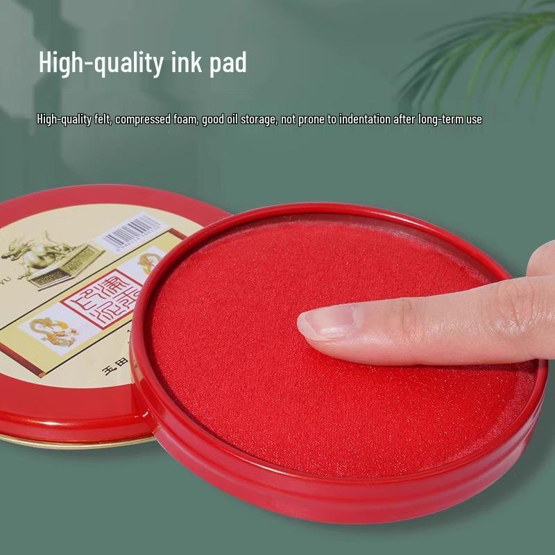 

Signet Seal Red Quick-Dry Ink Pad for Stamping and Fingerprinting Small (6.5cm diameter) - 1 piece