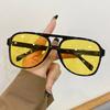 Big Frame Luxury Designer Sunglasses Women Men Vintage Fashion Square Oversized UV400 Punk Shades Trending Sun Glasses