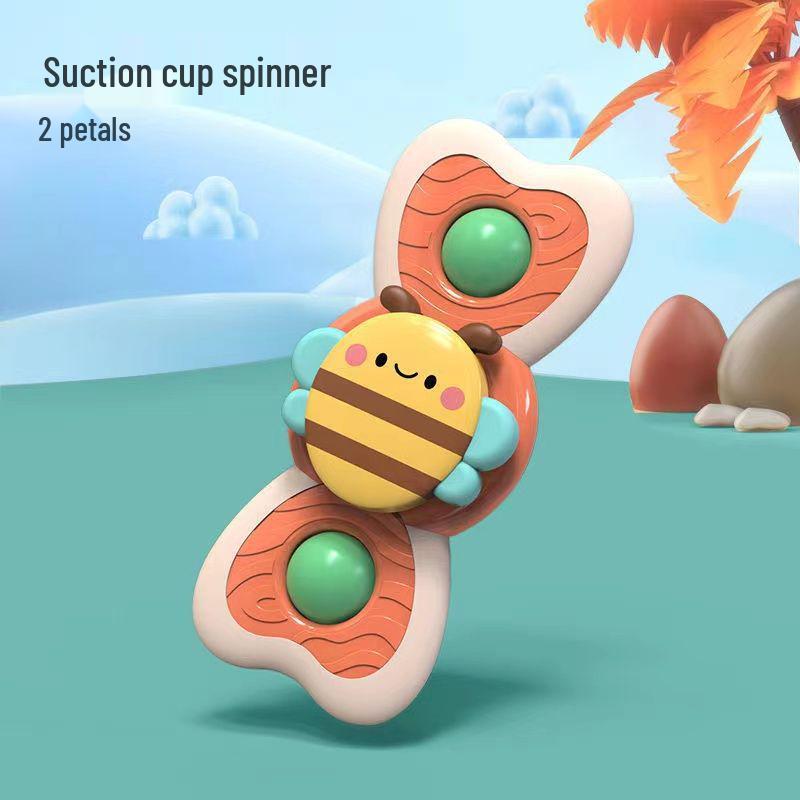 

Дитяча іграшка-спінер на присосці: Обертовий брязкальце та розвиваючий для новонароджених до 3 років