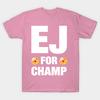 T Shirt Women Ej For Champ Harajuku Print Kawaii Tshirt Summer Short Sleeve Female T-Shirt Top Tee