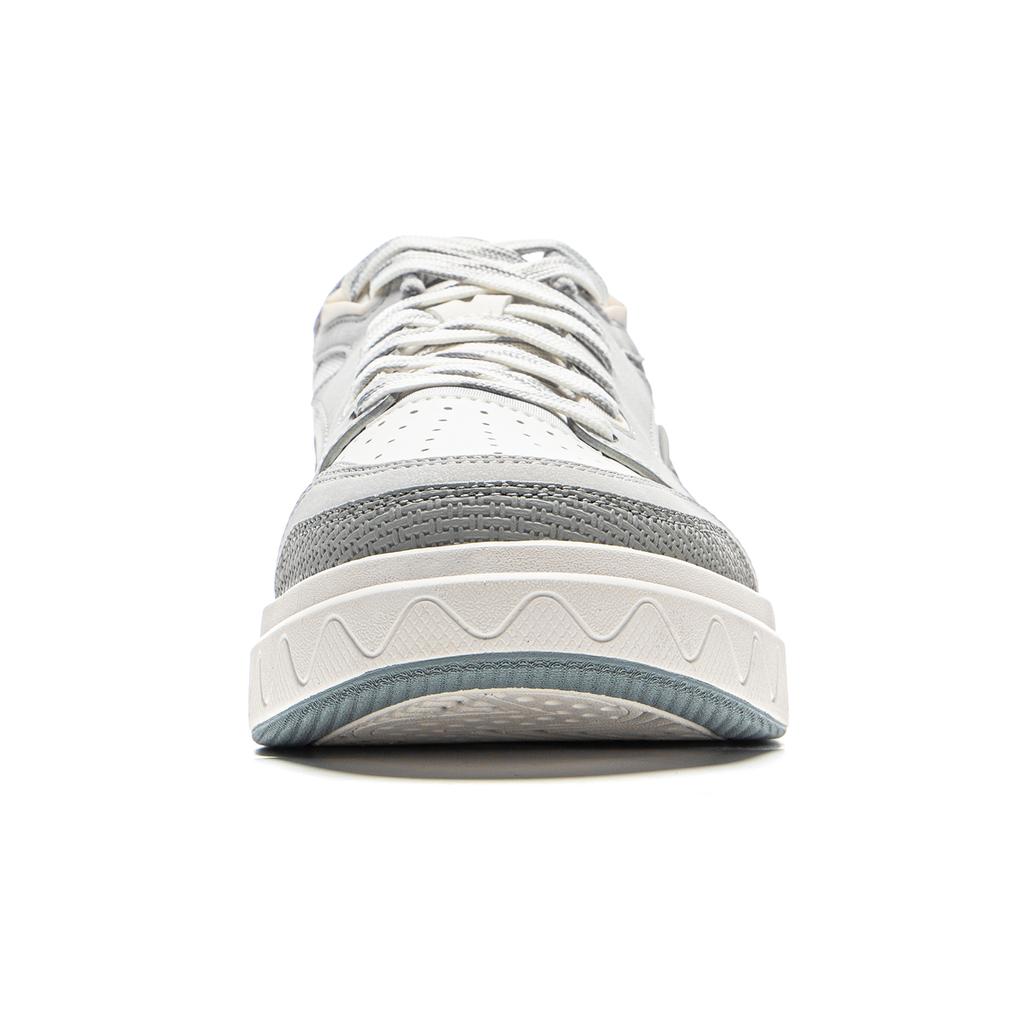 Li Ning We Wo Lite Classic Versatile Non-Slip Wear-Resistant Low-Top Skate Shoes Unisex sneaker White Gray AGCV075-3