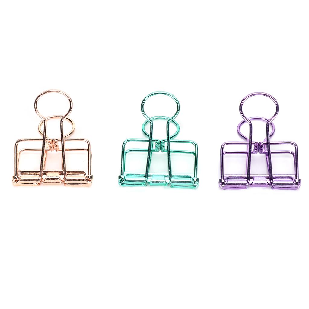 Hollow Dovetail Clip MultiColor Tail Clips Paperclip Decorative Tool(L )