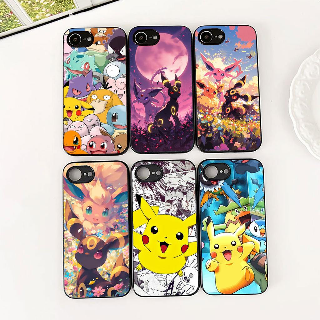 Cover for Motorola Moto G86 G57 E14 E15 G14 G34 G67 G84 G24 A54 G15 Power E22 Phone Case Espeons P-Pokemons Umbreons P-Pikachus