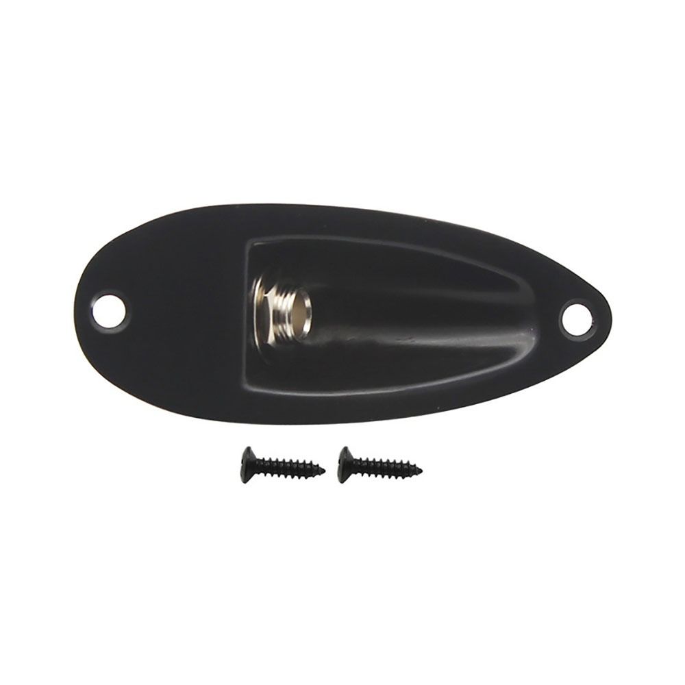 Jack Socket Guitar Jack Plate 6.35mm 1/4" Pickup Jack Replacement Parts Guitar Input Jack