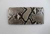 [High-end Kimono Store] [Top-Quality Python] Single-Piece Leather, Double-Sided Snakeskin Python Wallet, Long Wallet for Men and Women, Diamond