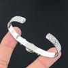 Sisters Day Deal Sterling Silver Oval Rainbow Mystic Topaz Stone Bangle Jewelry