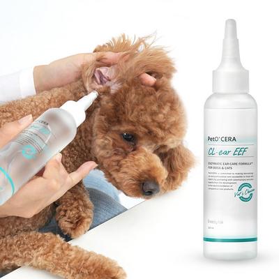 Bridgetail Dog Cat Petocera Ear Cleanser Clyer EEF, koreański szampon dla zwierząt