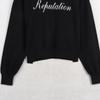 Sunshine House Autumn and Winter New Arrival Export Fashion Loose Plus Size Women's Clothing Round Neck Short Long-Sleeved Knitwear Sweater