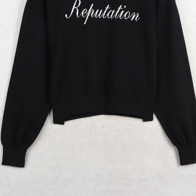 Sunshine House Autumn and Winter New Arrival Export Fashion Loose Plus Size Women's Clothing Round Neck Short Long-Sleeved Knitwear Sweater