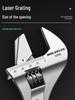 Universal Adjustable Wrench Tool Set with Large Opening - Multifunctional Pipe and Small Wrench