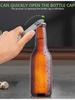 Apribottiglie Piatto in Acciaio Inossidabile Robusto, Apribottiglie per Birra, Apribottiglie Rapidi per Cucina, Bar, Accessori per Bar