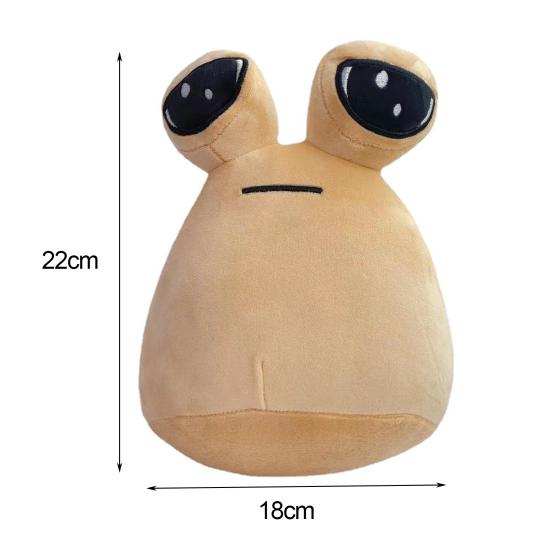 22CM Big Eye Aliens Plushie Game Character Inspired Soft PP Cotton Stuffed Aliens Snail Toy Doll Home Decoration Game Lover Birthday Gift