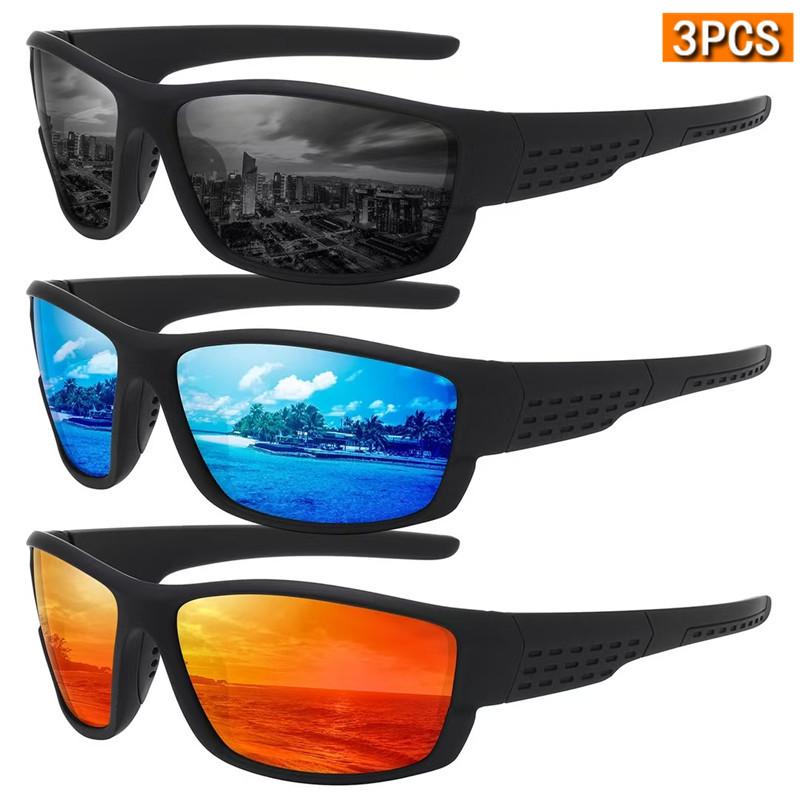 2026 Unisex Polarized Fashion Square Frame Sunglasses for Outdoor Sports, Driving, Cycling, and Night Vision