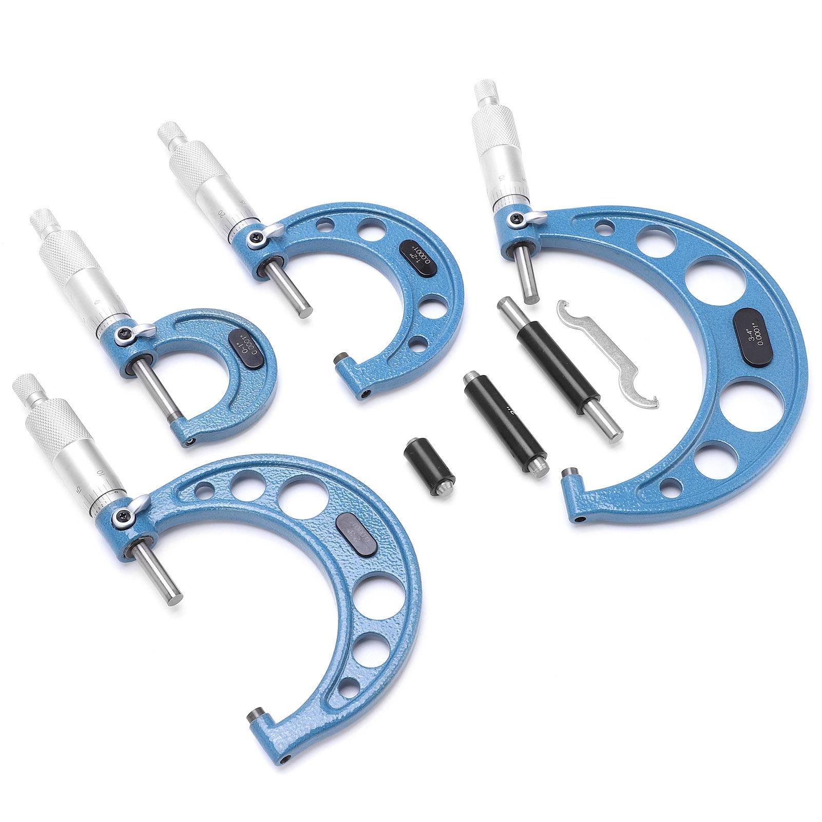 

Наружный микрометрический набор с калибровочными стандартами Ключ Точность Инструмент машиниста 04in