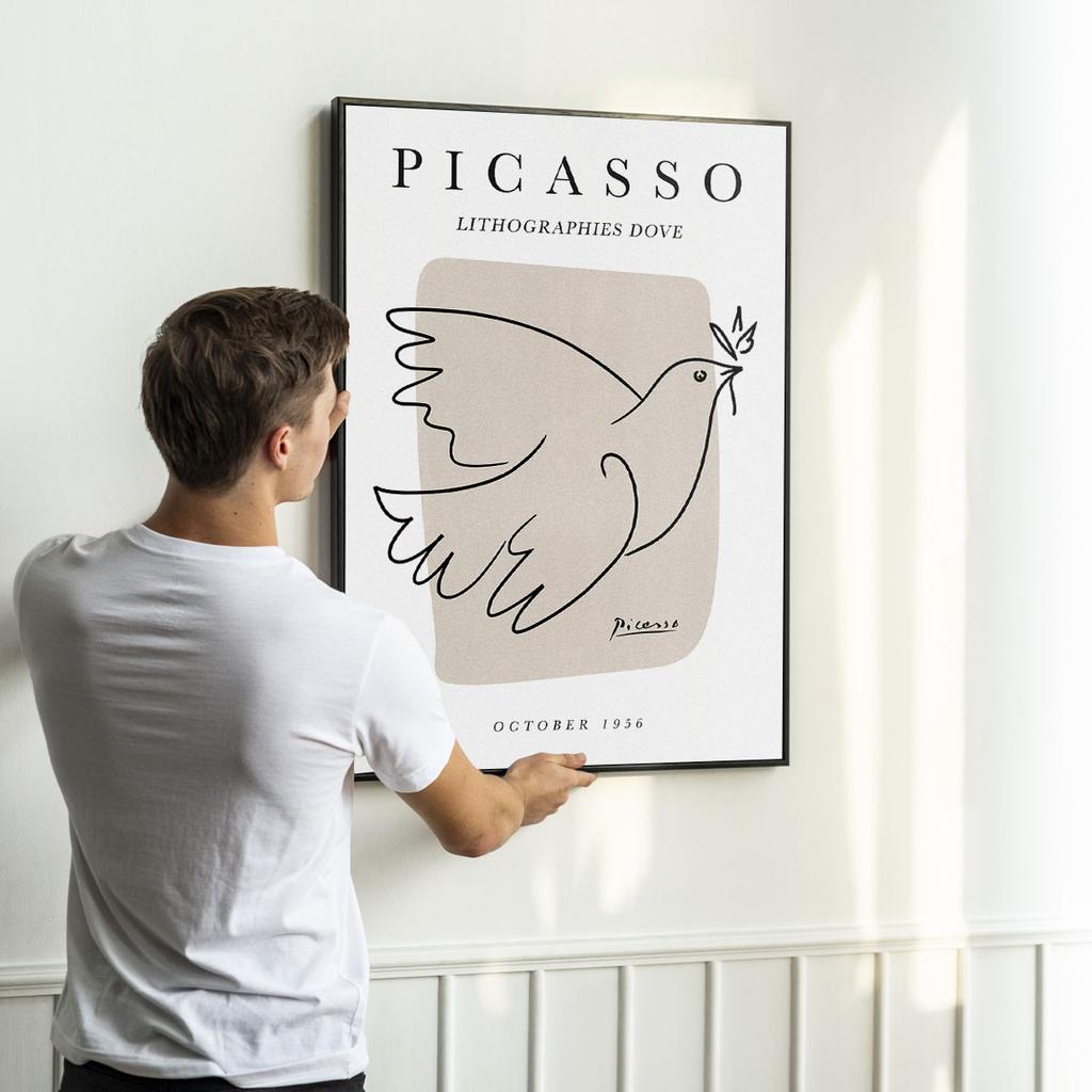 Plakat pablo picasso gołąb