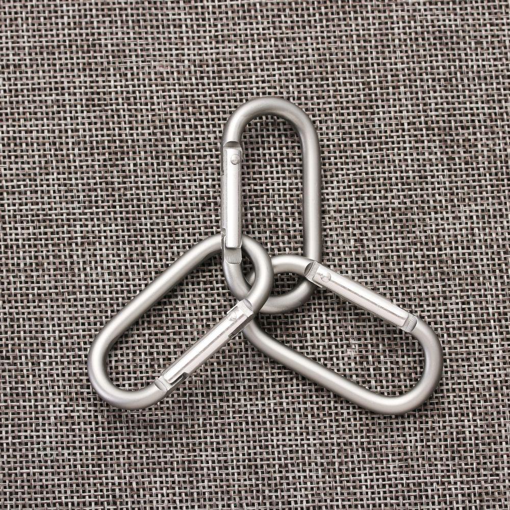 2/5/10pcs Safety Outdoor tool Alloy Aluminum Rings Camp Mountaineering Hook Travel Kit Climing Carabiner Buckle Keychain
