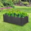 2/3pcs Felt Grow Bag Rectangle Garden Bed Flower Planter Plants Vegetable Nursery Pot Planting Container
