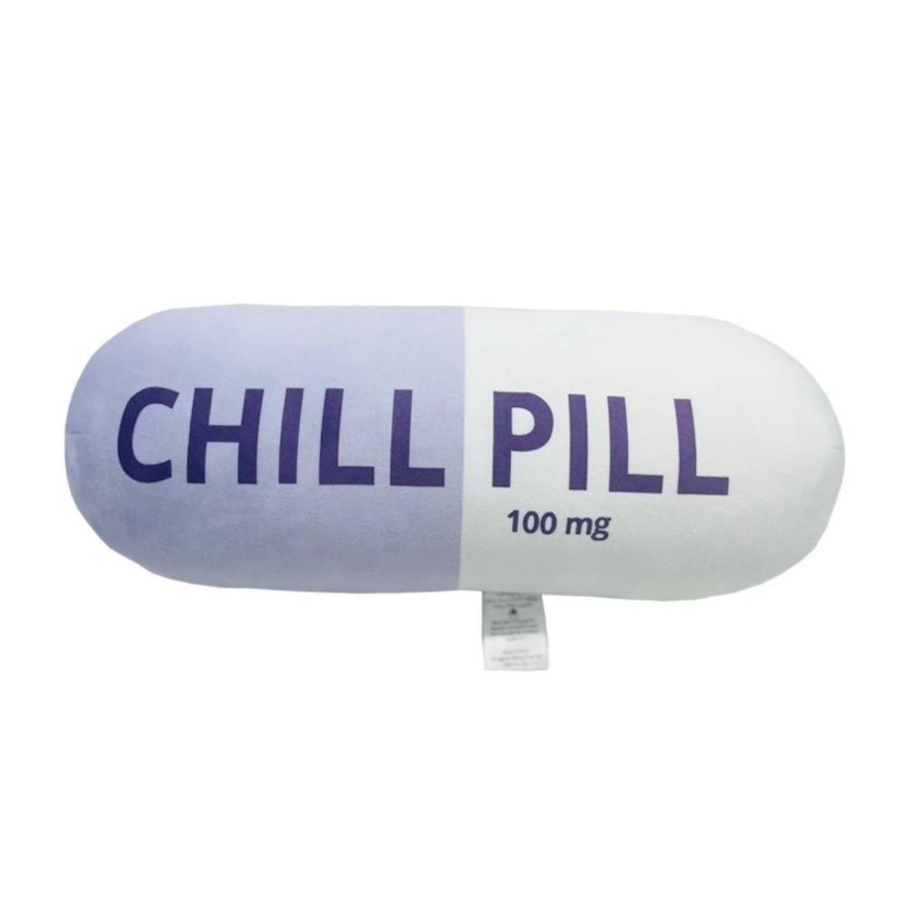 New Pill-Shaped Puppy Toy Colorful Soft Dog Chew Toy Bite-Resistant Interactive Squeaker Dog Toy Indoor Play