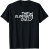 The Superb Owl Apparel - Owl Bird T-Shirt - Unisex-Adults, Kids - Black - Small - Short Sleeve