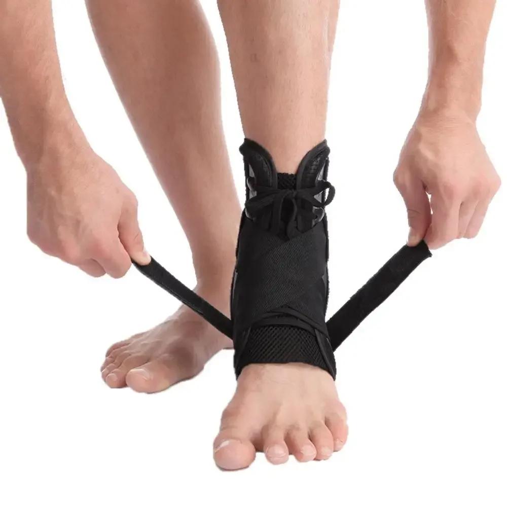 Lace Up Ankle Stabilizer Sports Sprain Prevention Support Strap Rehab Training Ankle Sleeve Running Fitness Ankle Support