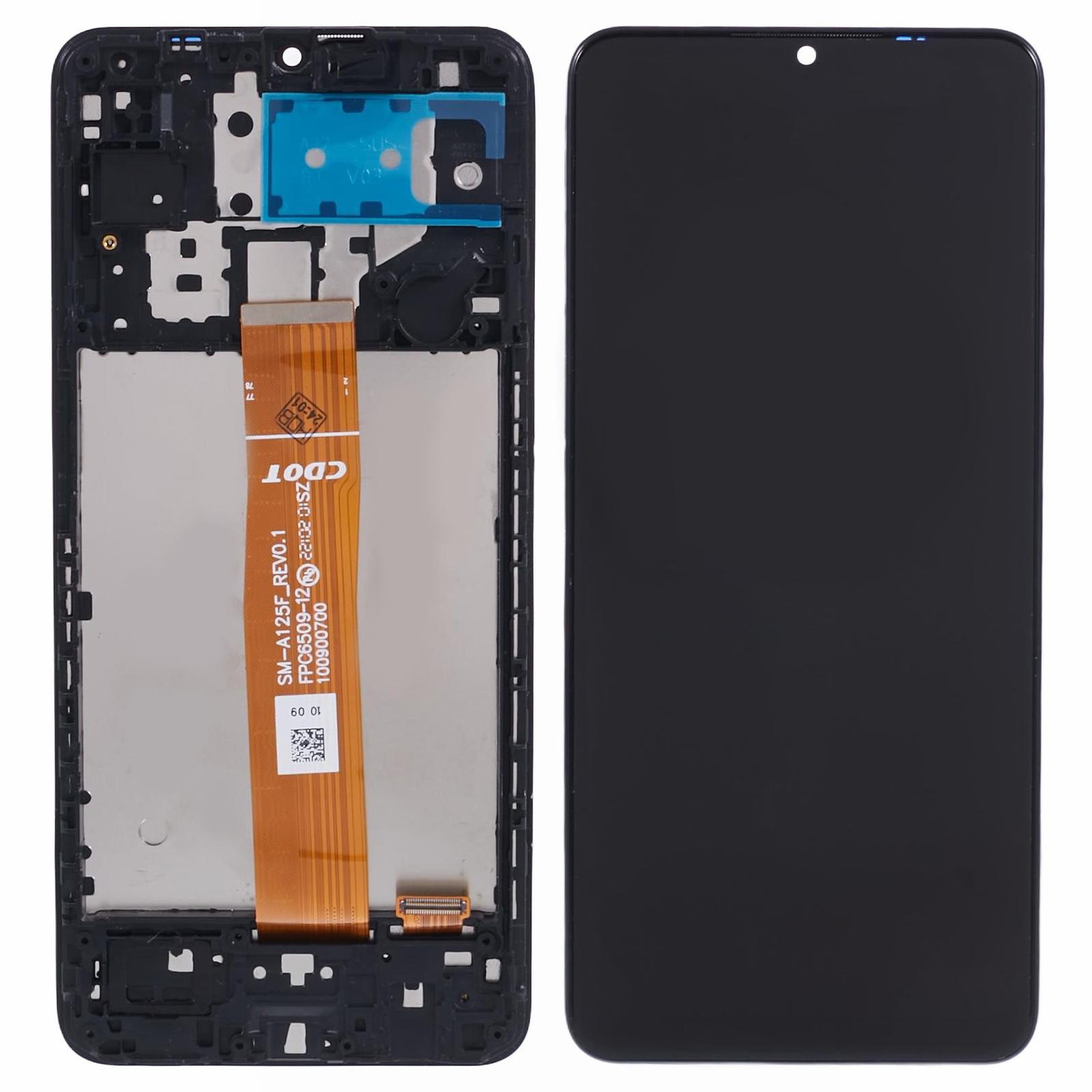 

For Samsung Galaxy A12 A125 Grade C LCD Screen and Digitizer Assembly+Frame (In-Cell Technology) (without Logo) Type A