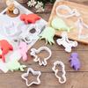 SUPERFINDINGS 8 Styles Plastic Cookie Cutters Ocean Cookie Cutters Polymer Clay Cutters Marine Animal Clay Cutter White Marine Life Cookies Fondant