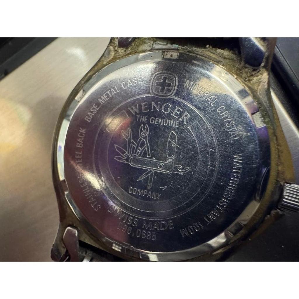 Used WENGER SWISSMADE Military Men's Watch White Dial