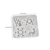 DIY Crafts Christmas Pendant Silicone Mold Handmade Elk Snowflake Gloves Christmas Tree Mold Resin Gypsum Mould