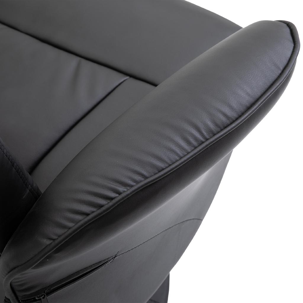 Relax Armchair with Footrest 360 degrees Swivel Relaxation Armchair with Reclining Backrest for TV