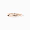 S925 Sterling Silver Rhinestone Wave Ring: European & American Style Luxury Index Finger Ring for Women