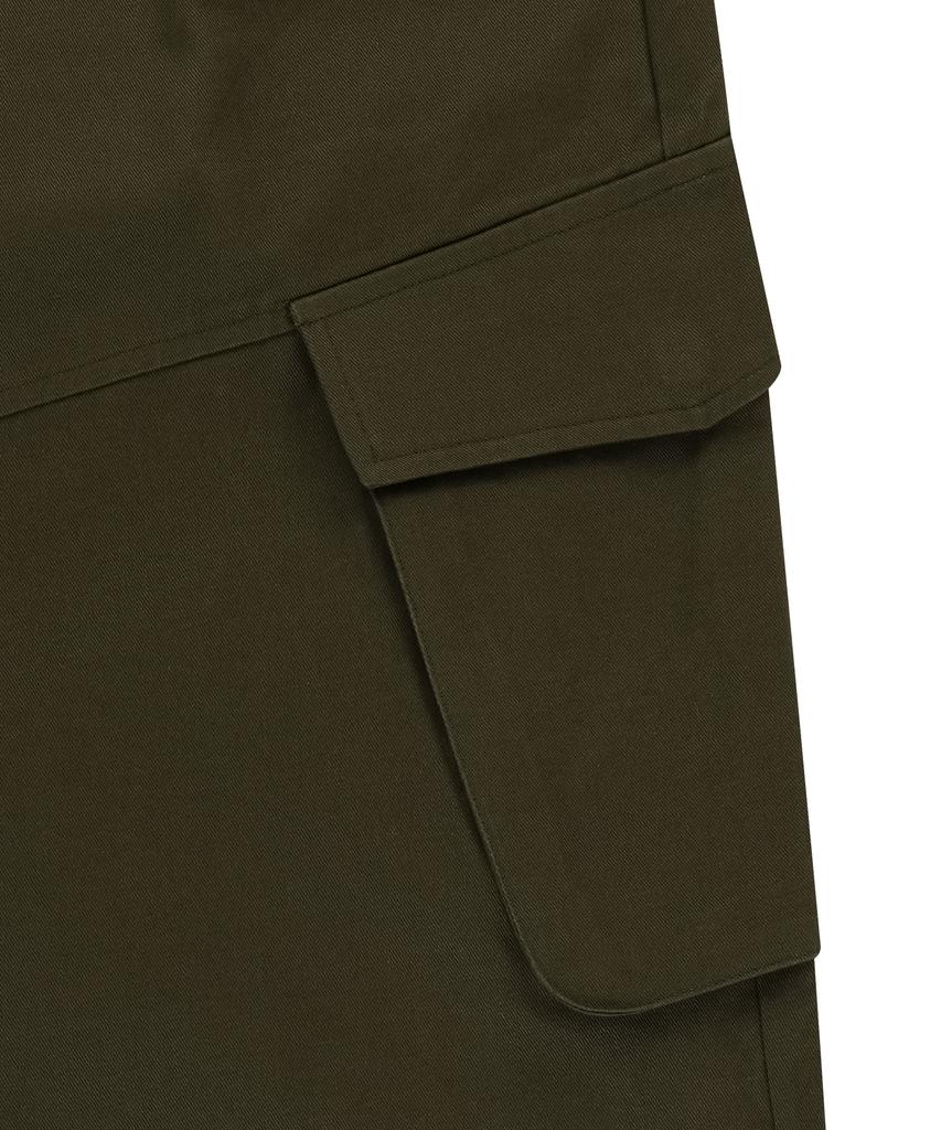 SLOWACID Out-Pocket Bermuda Cargo Cotton Shorts [Khaki]