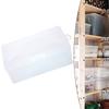 Organisateur Porte-Masque Rectangulaire Plastique Transparent Avec Couvercle Boîte de Rangement Contenant de Collection Étui Rangement