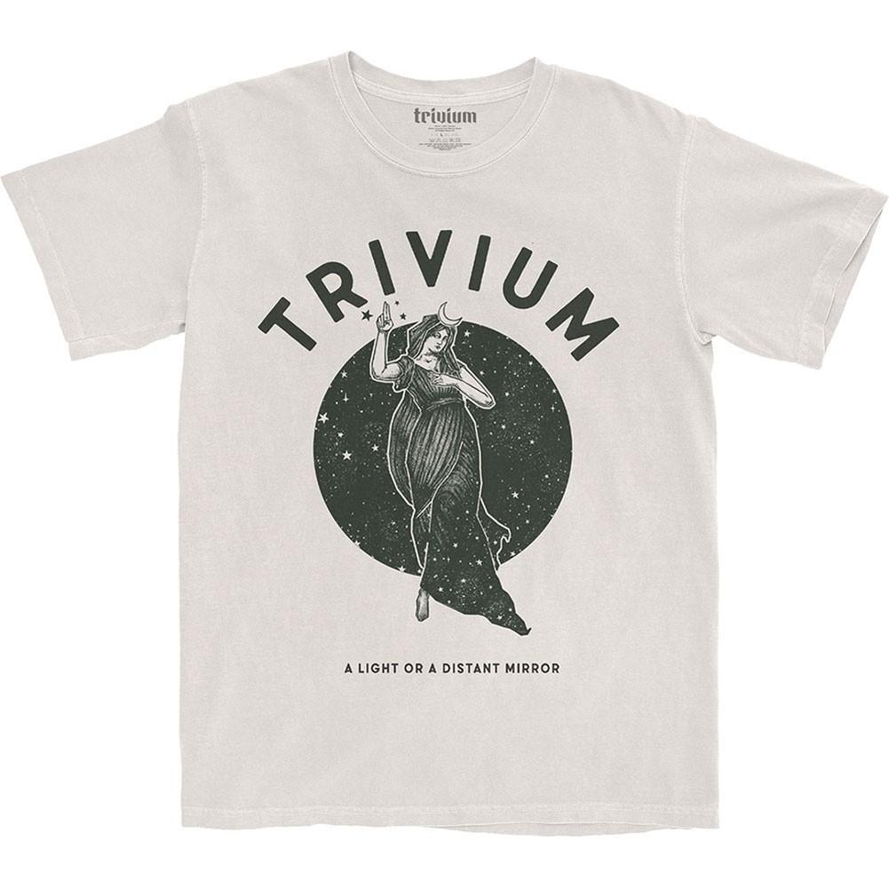 Men s Trivium Moon Goddess Slim Fit T-shirt Large Natural S