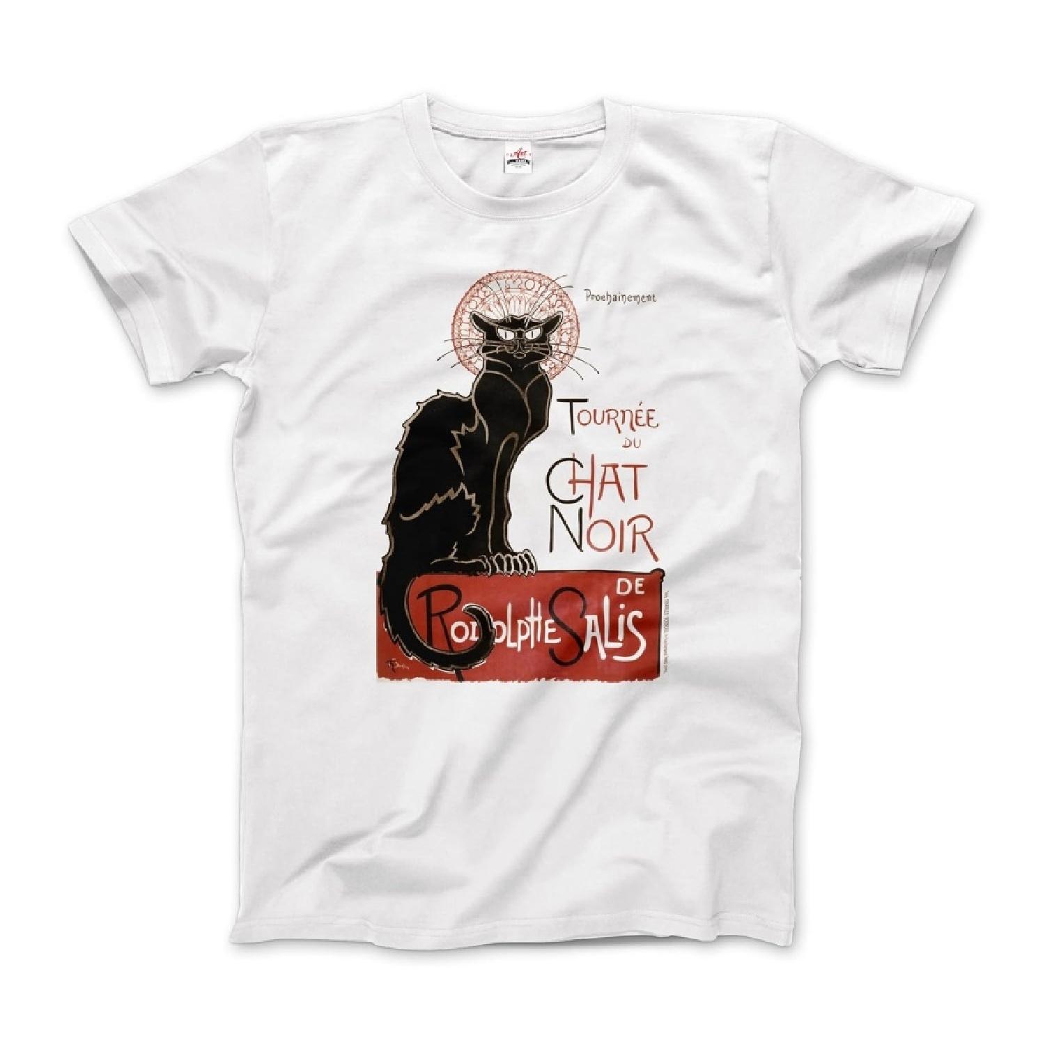 

Tournee du Chat Noir Artwork T-Shirt (Adults, Kids, Short & Long Sleeve) XXXXXL білий
