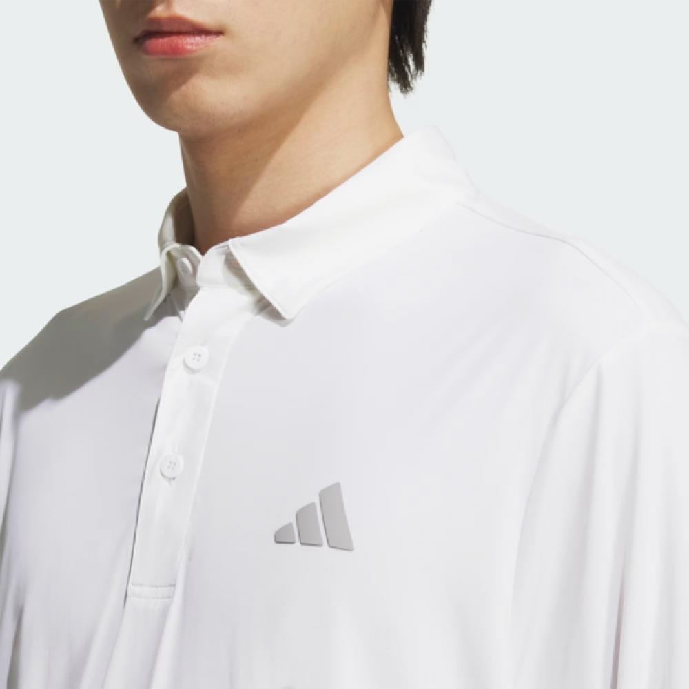 AdidaS Golf 25SS Men S 3S Long Sleeve Polo T ShirT whiTe Kb3066