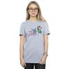 Disney Damen Lilo und Stitch Hawaii Baumwolle Boyfriend T-Shirt