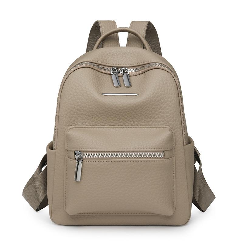 Премиум рюкзак женский весенний новый простой модный женская сумка для путешествий отдыха текстурный рюкзак хаки