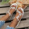 2026 new summer Women Fashionable Flat sandal Elegant minimalist Ladies' flat shoes with bow tie leisure comfort Beach slippers