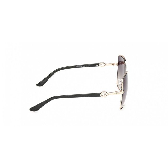 Lunettes De Soleil Guess GU00259 59/15/135 Shiny Dark Green Front Metal Circle Galvan WOMAN GU00259